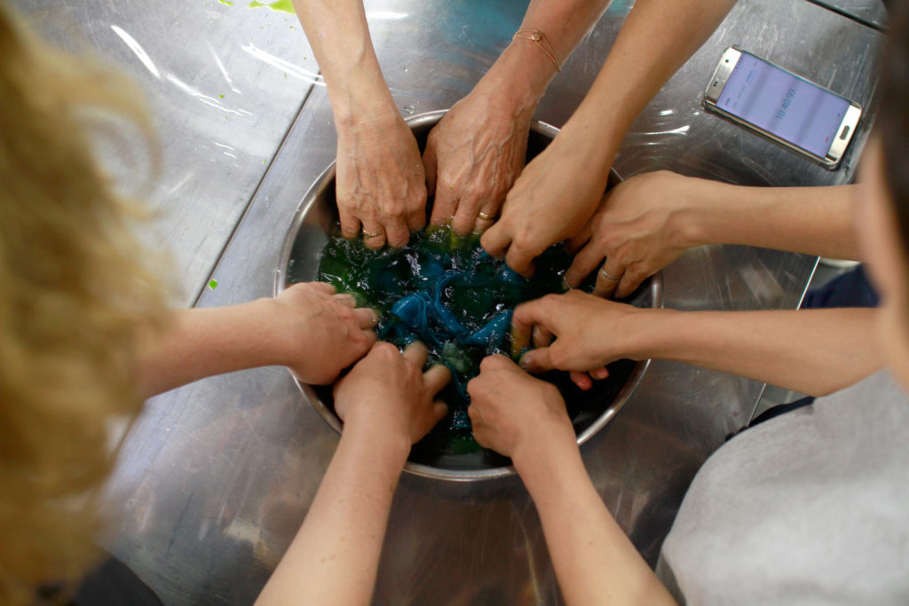 Indigo Dyeing workshop in Takasaki Japan