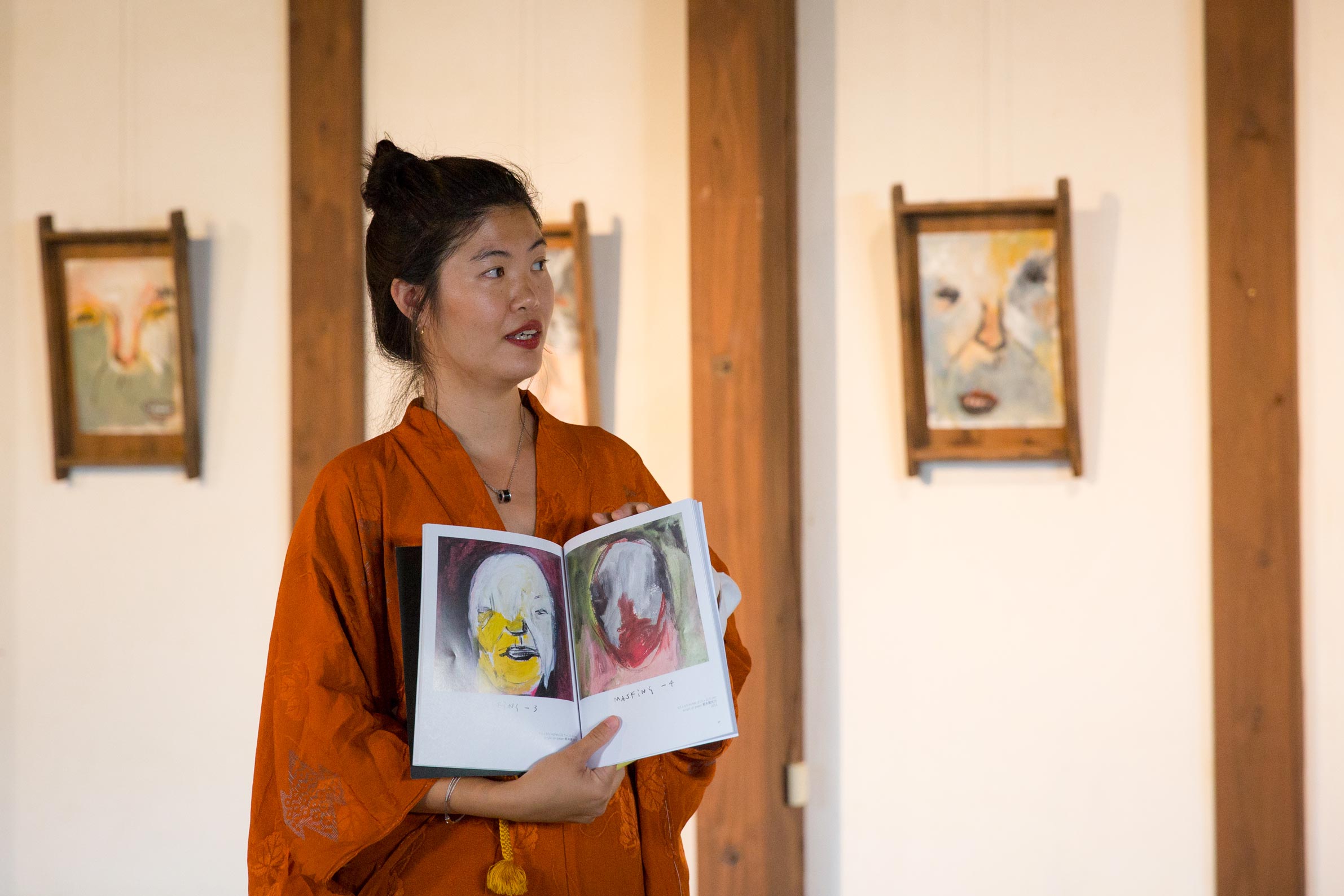 Artist Wai Man Chan artist talk Akuma Paintings Japan