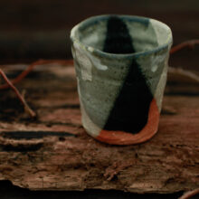 Wood-fired pottery cup Kjell Hahn Wood-fired pottery cup Kjell Hahn