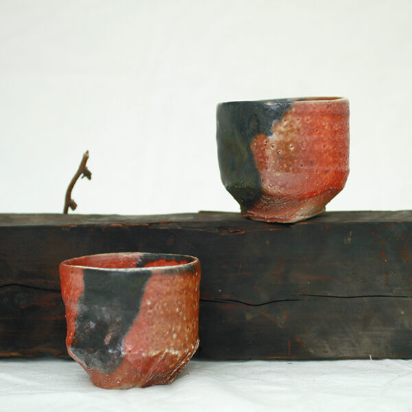 Anagama Fired Cups Kjell Hahn Ceramics