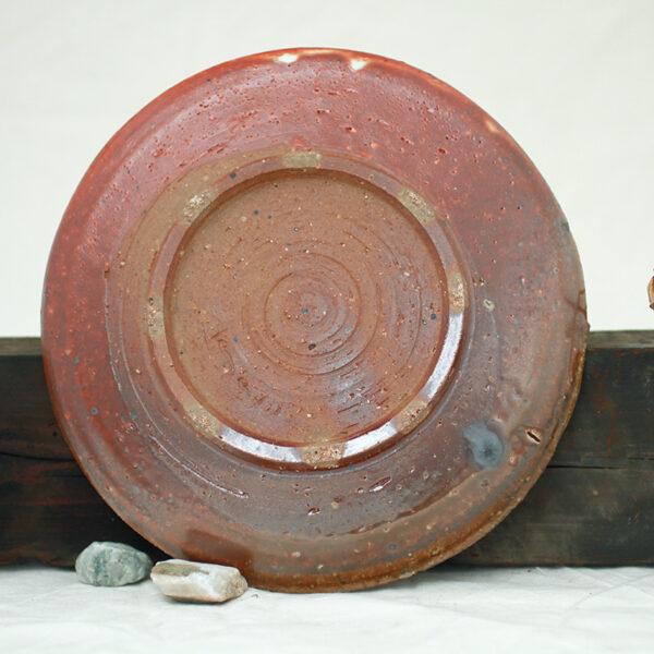 Anagama Fired Ceramic Plate Japan Kjell Hahn Anagama Fired Ceramic Plate Japan Kjell Hahn