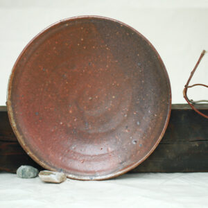 Anagama Fired Ceramic Plate Japan Kjell Hahn