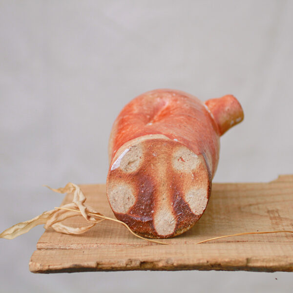 19123CO Kjell Hahn Anagama Fired Ceramic Foot