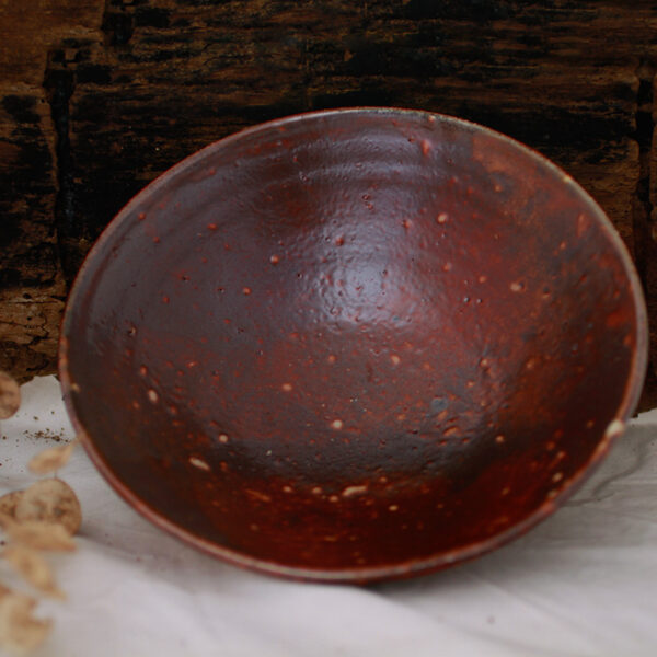Large Anagama kiln fired ceramic bowl Large Anagama kiln fired ceramic bowl