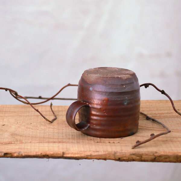 Mug fired in anagama kiln Mug fired in anagama kiln